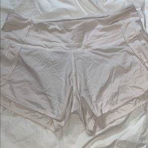Lululemon White Shorts
